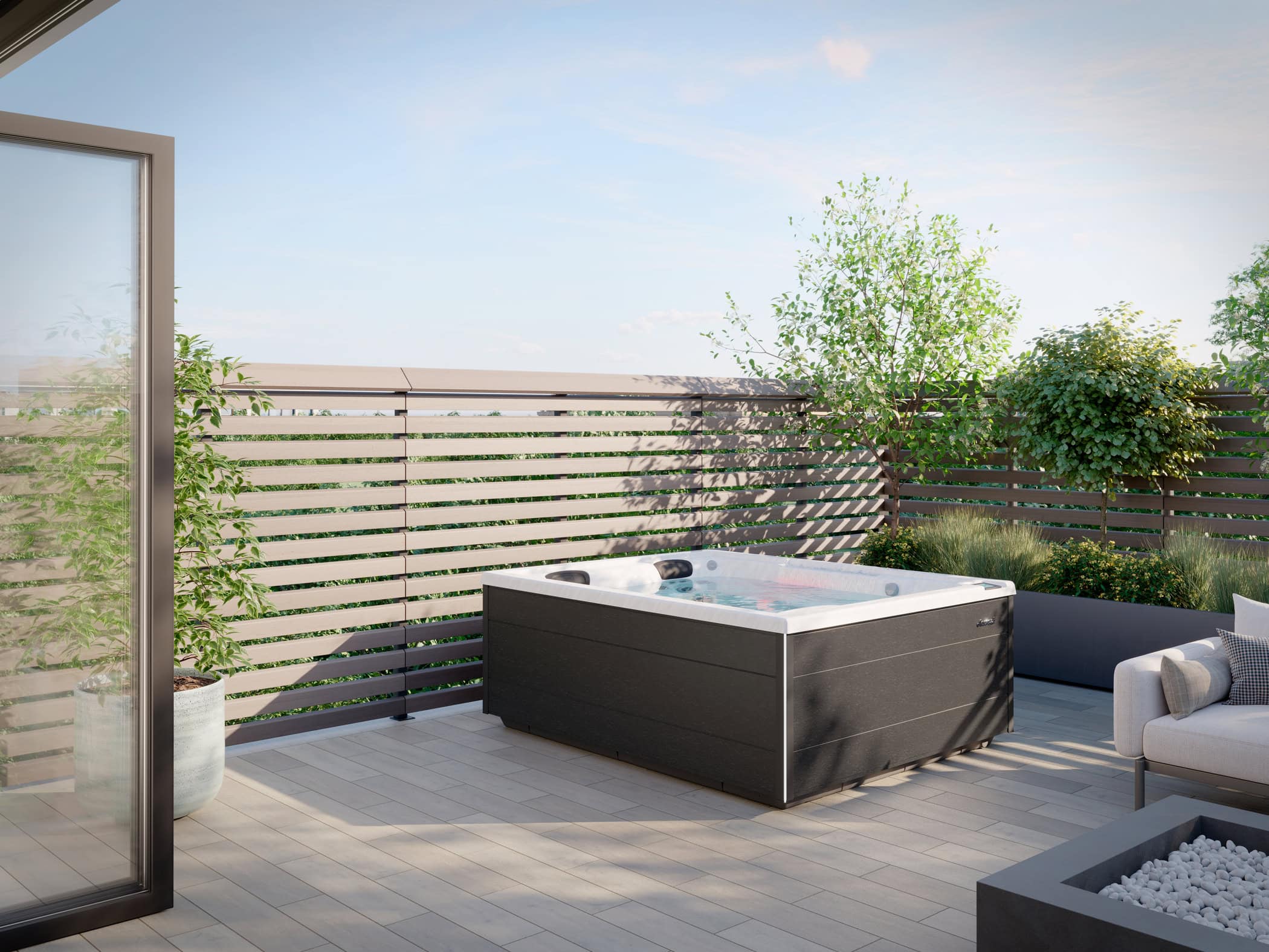 JHT J404L Platinum Smoked Ebony ModernPatio